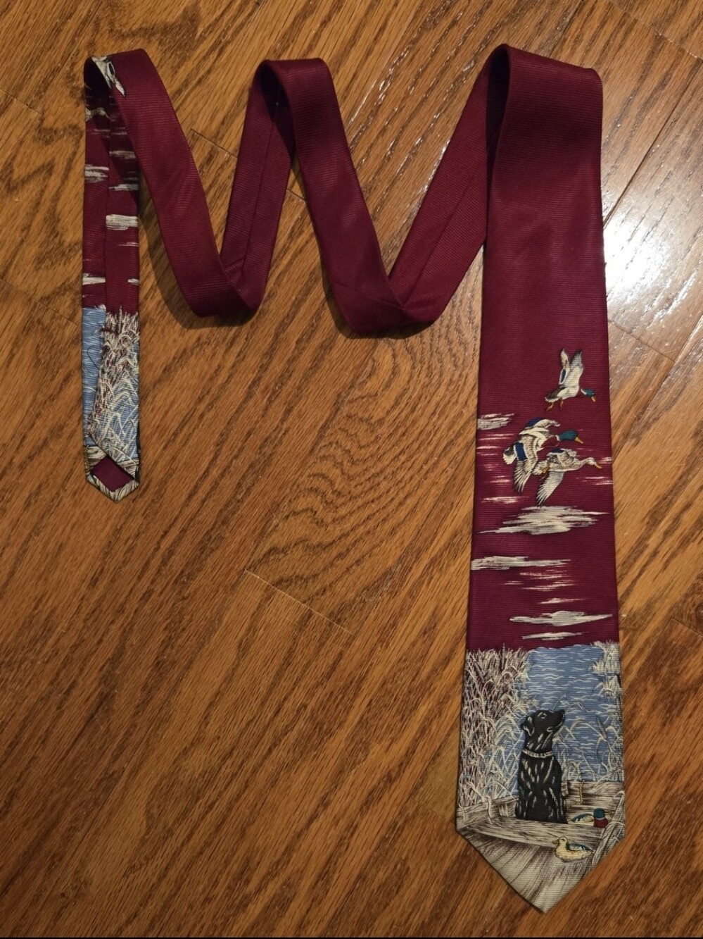 VTG 90's Ducks Unlimitec Mallard Duck Tie
